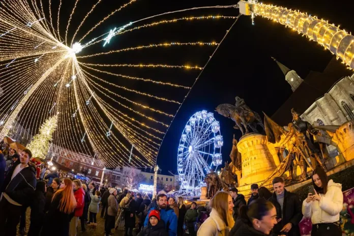 Costul unei porții de ciolan cu iahnie de fasole la Târgul de Crăciun Cluj-Napoca 2025