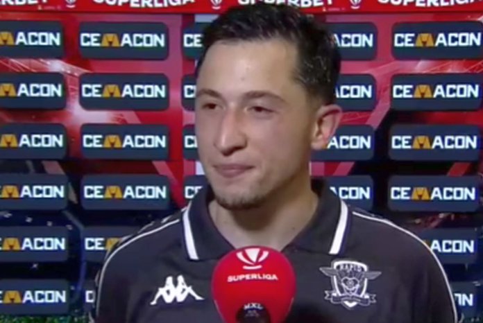 Moruțan a jucat 30 de minute în Superliga și a fost desemnat jucătorul partidei: „Titlul? Sigur că este realizabil. Vreau să îmi dezvolt continuu abilitățile.”