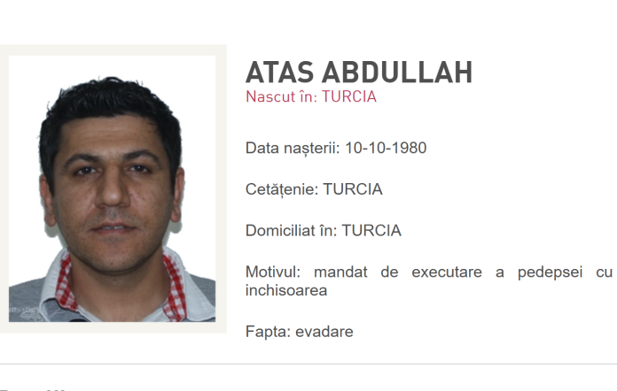 Motivul pentru care cetățeanul turc, condamnat pentru crimă și care a fugit, a fost eliberat în permisiune. Clarificările Penitenciarului Rahova.