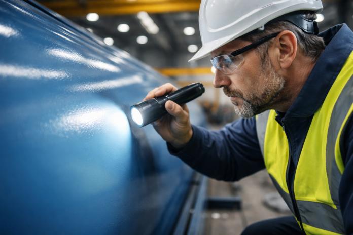 Cum se realizează inspecția vizuală a suprafețelor vopsite?