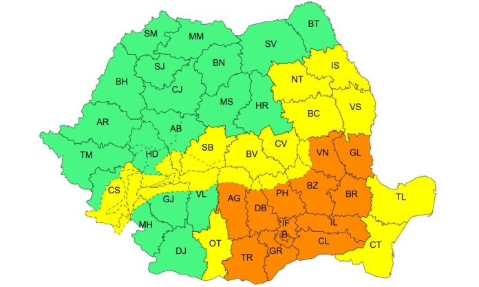„Cel mai drastic episod de iarnă: ANM informează despre cod portocaliu de viscol și ninsori în București și 12 județe, cu o previziune de strat de zăpadă de 50 de cm.”