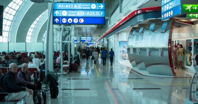 Dubai Airport targeted by Iranian drone. All flights halted.