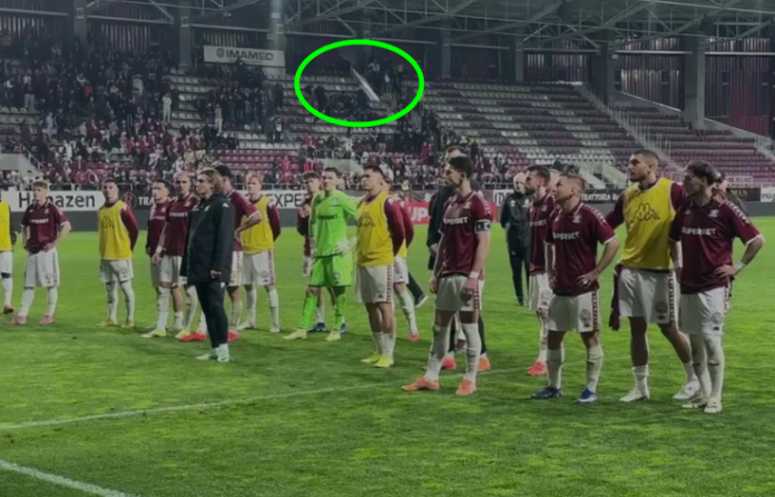 Scandal imens în Giulești, după confruntarea Rapid - U Cluj: Sportivii înjurați de suporteri și agresați cu bâta de tobă!