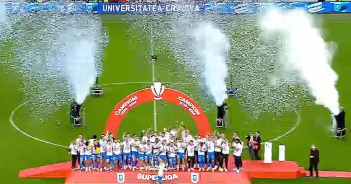 Superliga: Universitatea Craiova obține titlul de campioană a României după succesul cu 5-0 în fața Universității Cluj. Formația...