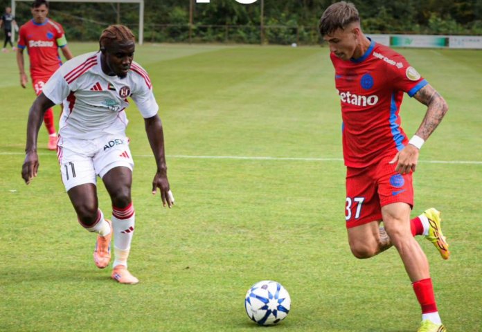 FCSB - Al Jazira, meci de pregătire cu echipa antrenată de Cosmin Olăroiu » GOL în minutul 11! Fotbalistul lăudat de MM Stoica a înscris primul.